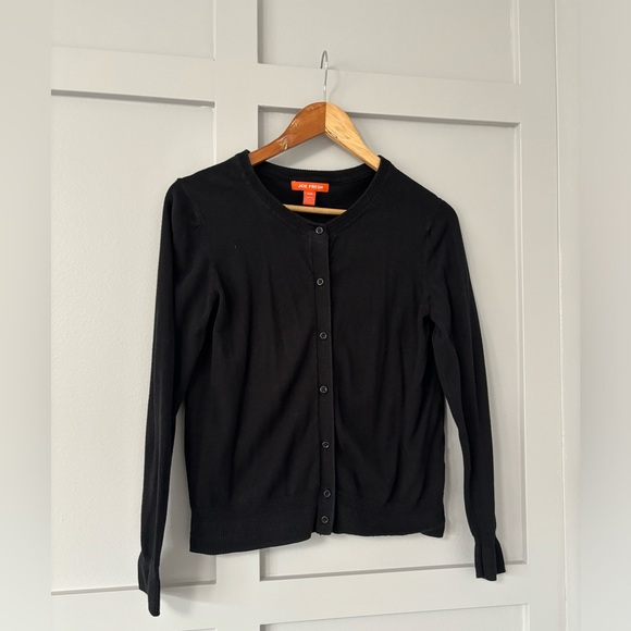 Joe Fresh Basic Black Button Down Cardigan - Picture 3 of 4